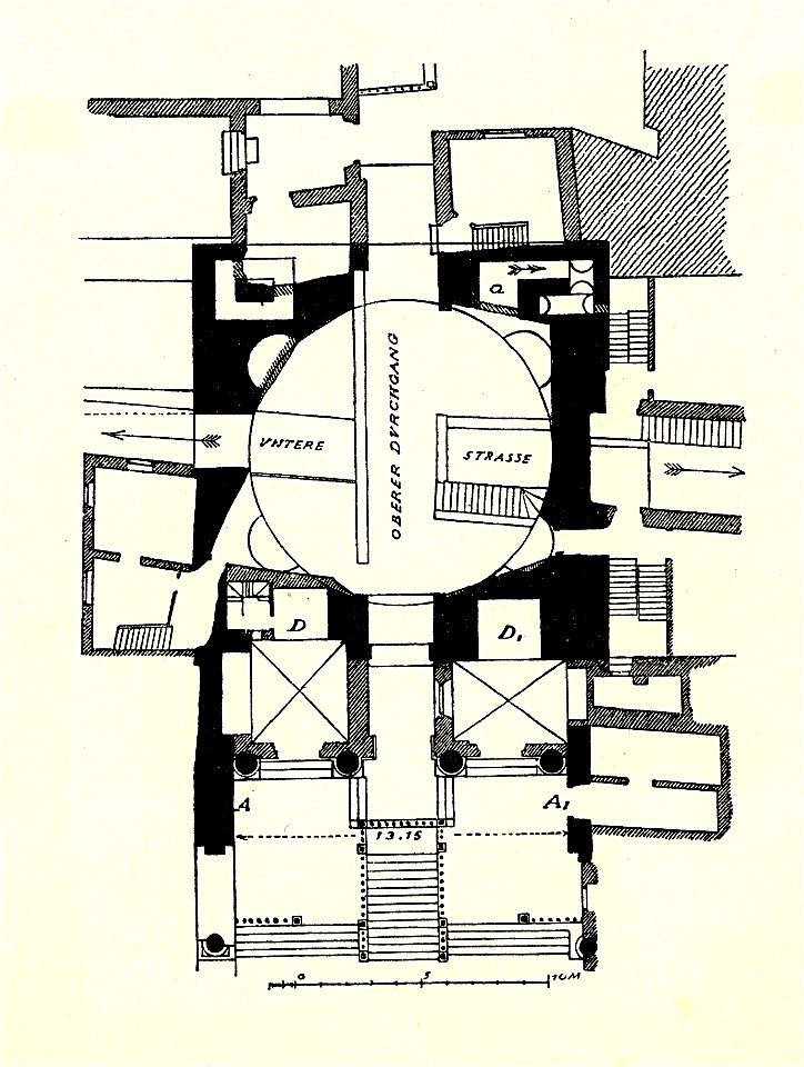 Fig 068 Grundriss des Vestibüls Zustand 1909