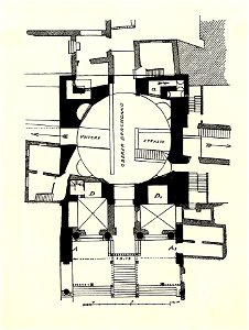 Fig 068 Grundriss des Vestibüls Zustand 1909