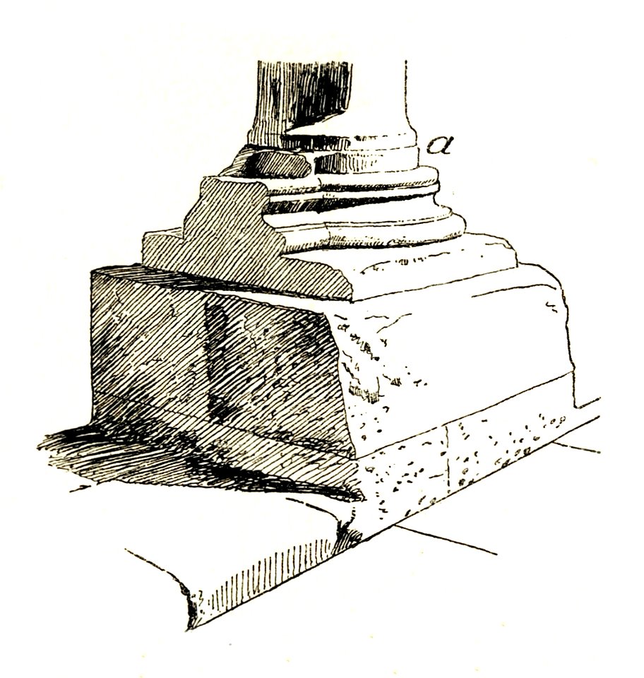 Fig 066 Säulenbasis vom östlichen Peristylflügel