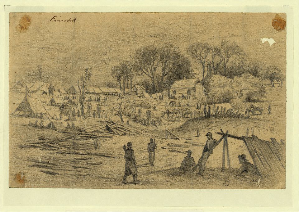 Field hospital of the 5th Corps (Genl. Warren) at Spotsylvania Court House, Va.) - EF LCCN2004662323
