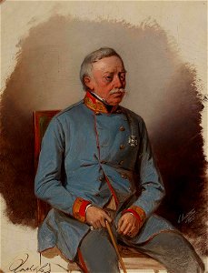 Field Marshal Josef Wenzel Graf Radetzky in uniform (by Wilhelm Richter)
