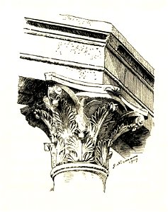 Fig 083 Eckkapitell an der Nordseite des Umganges