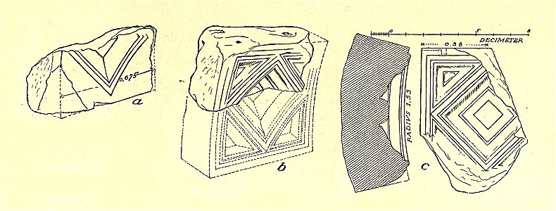 Fig 088 Gewölbesteine von der Vorhalle