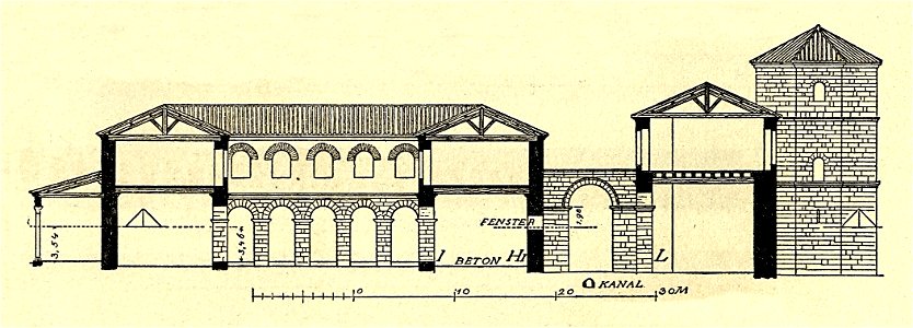 Fig 117 - Querschnitt durch das Nordwestviertel