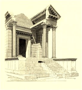 Fig 108 Tempel - Vorhalle - Stand 1907