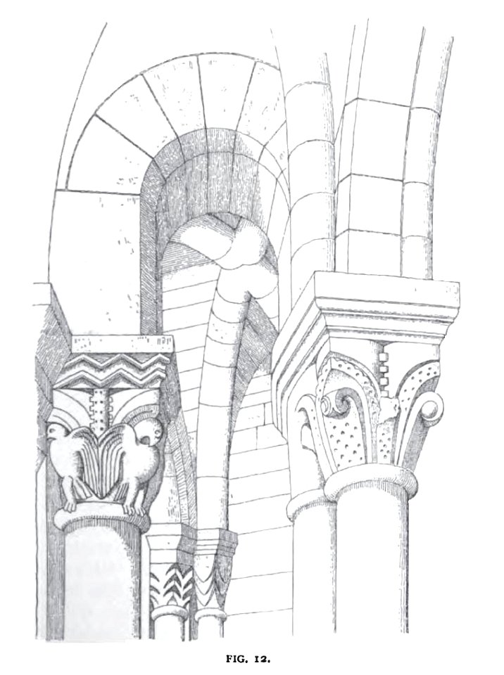 Fig 12 -Perspective View of Apsidal Vault of Morienval
