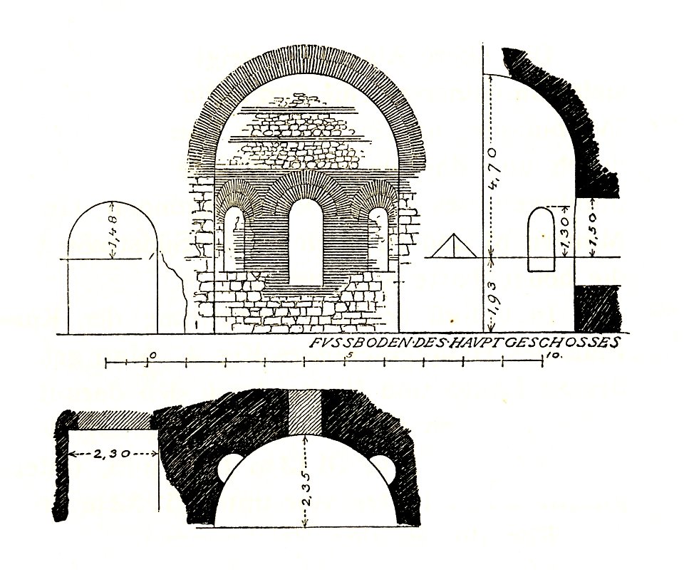 Fig 140 Nische G im Hauptgeschoß