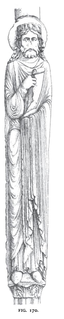 Fig 170 -Statue of West Front, Chartres