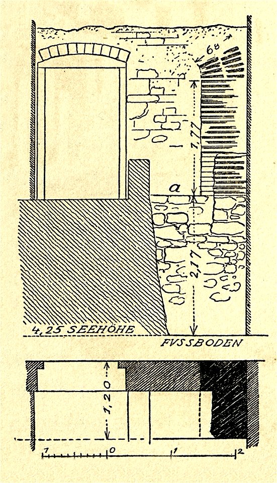 Fig 142 - Mauerrest an der Südseite