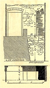 Fig 142 - Mauerrest an der Südseite
