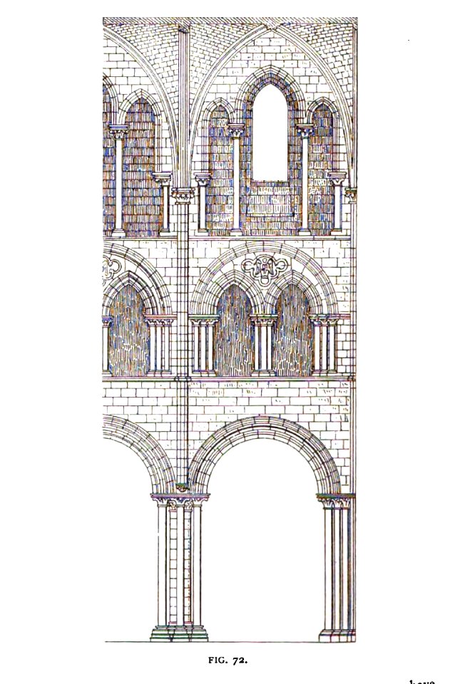 Fig 72 -One Bay of the Cathedral of Chichester