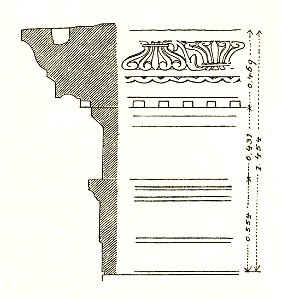Fig 079 Gebälk am Mausoleum