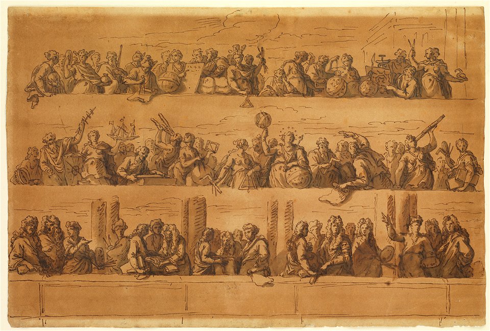 Figure studies for the balconies RMG L9700