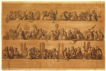 Figure studies for the balconies RMG L9700