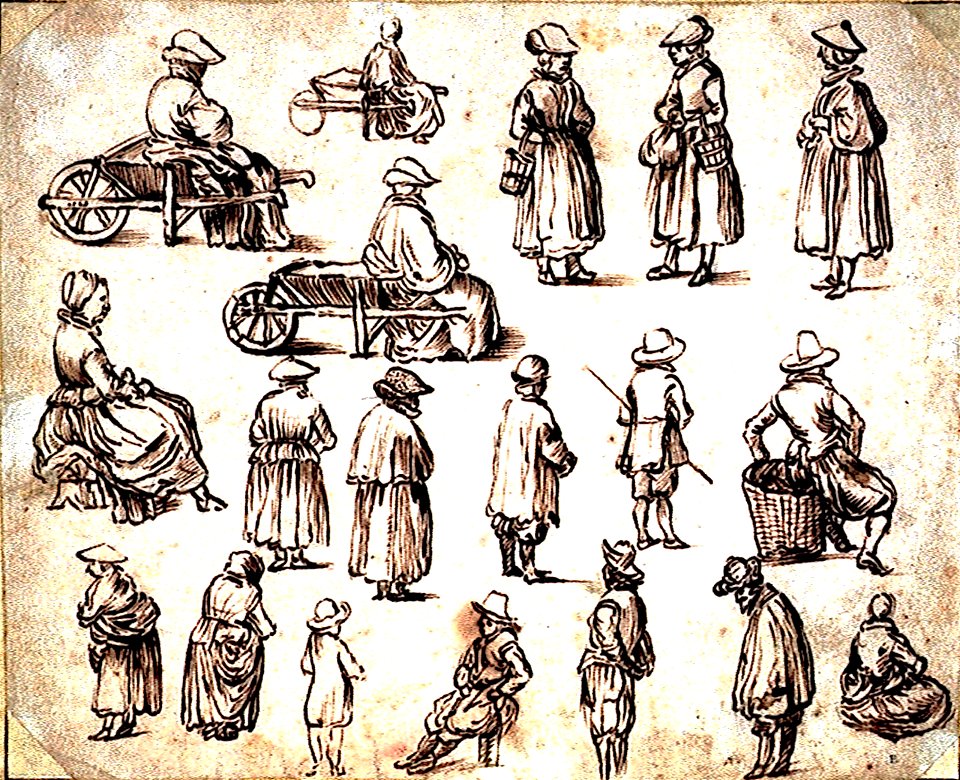Figure studies, men and women RMG PV5205