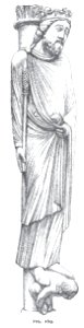 Fig 169 -Statue of Transept, St. Denis