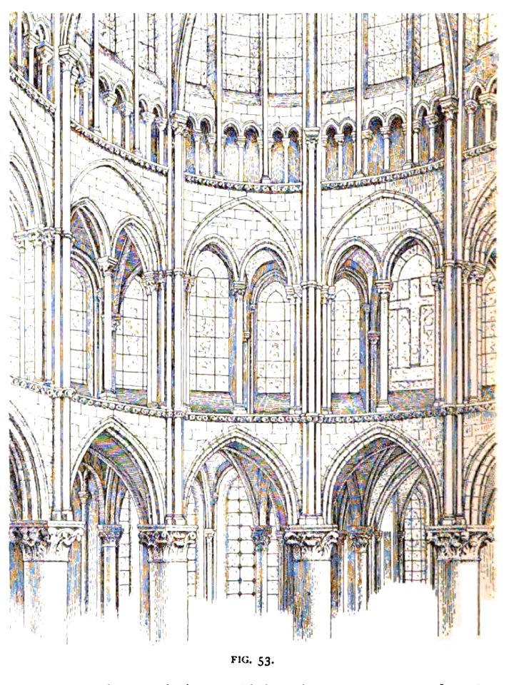 Fig 53 -Portion of the Interior of the Apse of St. Remi of Reims