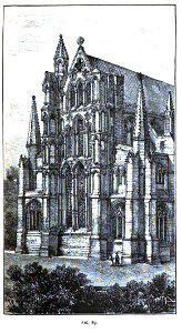 Fig 89 -Exterior View of the East End of Ely Cathedral
