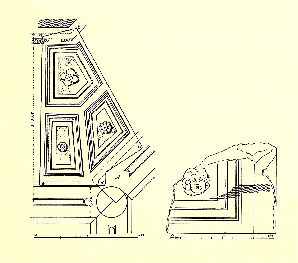 Fig 091 Kassettenplatten vom äußeren Umgange