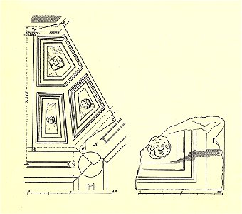 Fig 091 Kassettenplatten vom äußeren Umgange