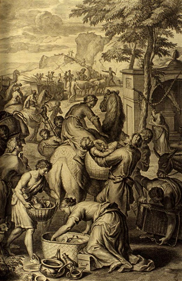 Figures Jacob Flees Laban
