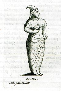 Figurine of woman holding a dove - Paciaudi Paolo Maria - 1761