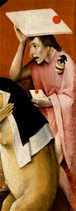 File-Bosch, Hieronymus - The Garden of Earthly Delights, right panel - Detail Man with pink clothes (lower right)