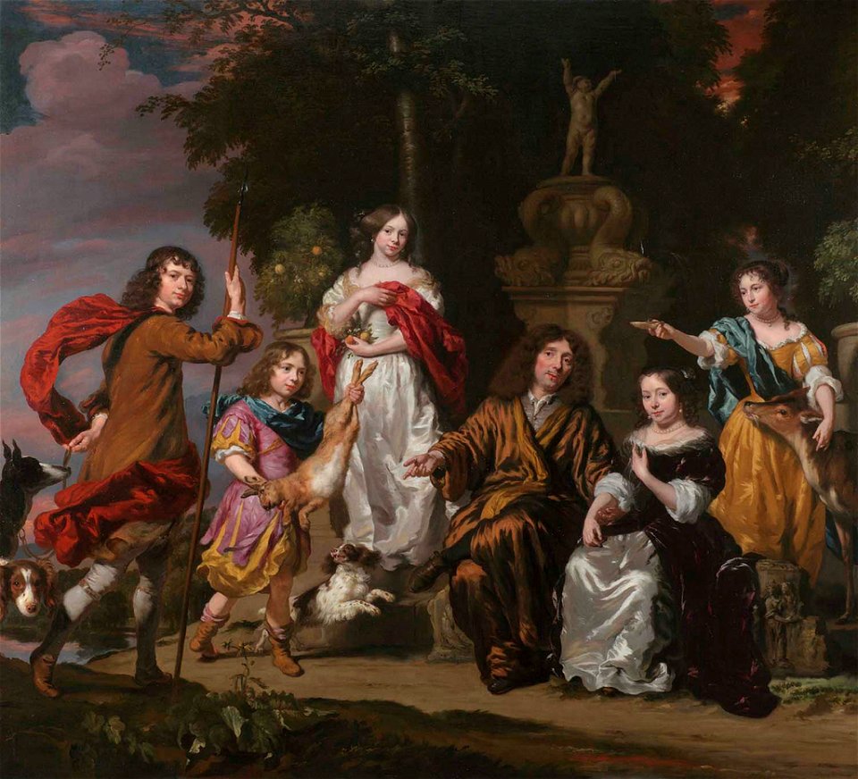 File-Maes, Nicolaes - Familieportret - ca. 1675-6