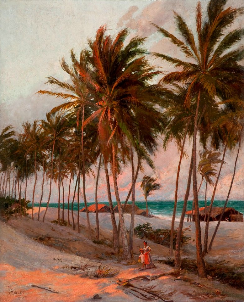 Aurélio de Figueiredo - Praia de Fortaleza, 1910