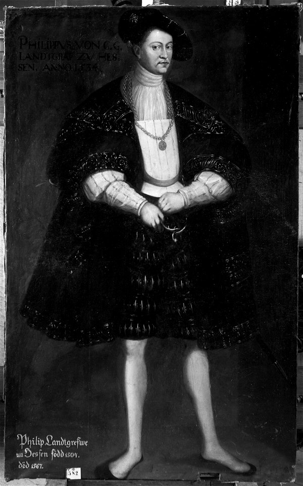 Filip I, 1504-1567, lantgreve av Hessen-Kassel (David Frumerie) - Nationalmuseum - 15252