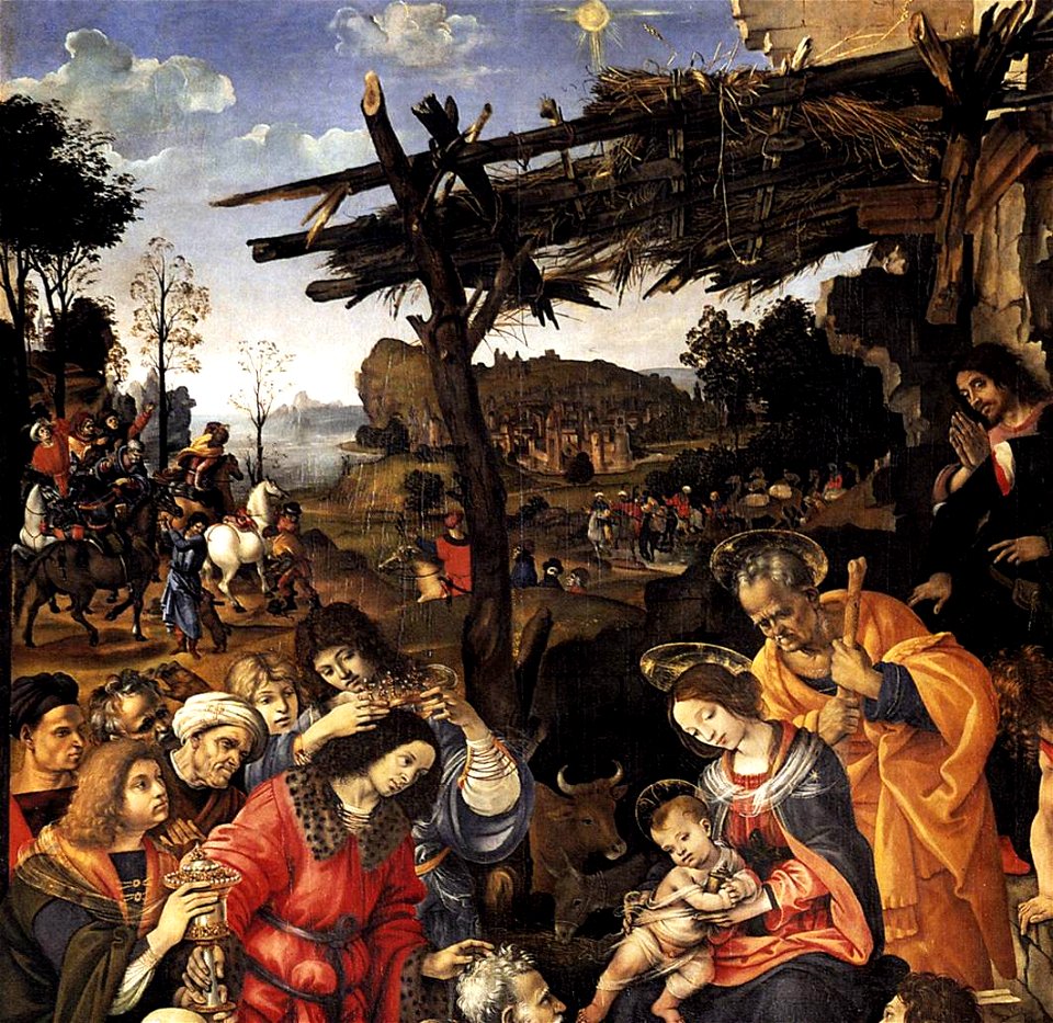 Filippino Lippi - Adoration of the Magi (detail) - WGA13095