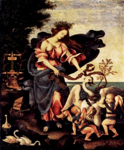 Filippino Lippi - Allegory of Music or Erato - WGA13099