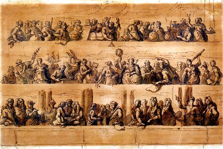 Figure studies for the balconies RMG PY3340