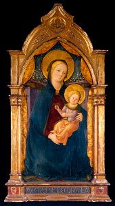 Filippino Lippi - Follower of - Madonna and Child Enthroned, c. 1440-1450s, K1325