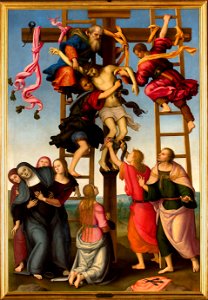 Filippino Lippi - Perugino - Deposizione di Cristo dalla Croce, 1504 - 1507, Inv. 1890 n. 8370