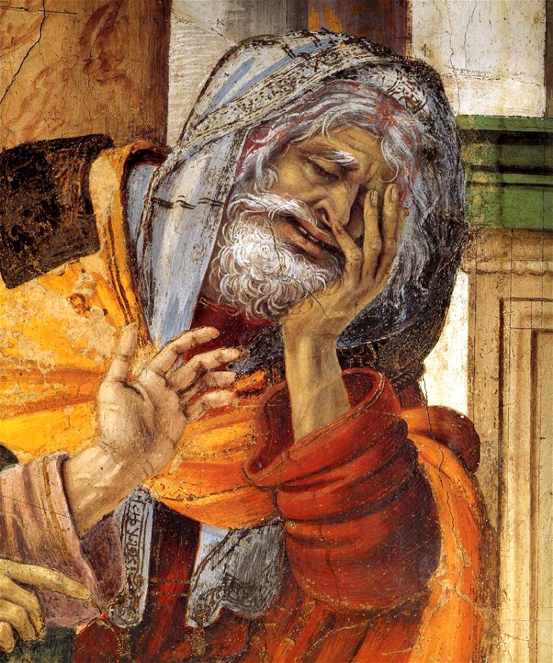 Filippino Lippi - St Philip Driving the Dragon from the Temple of Hieropolis (detail) - WGA13151