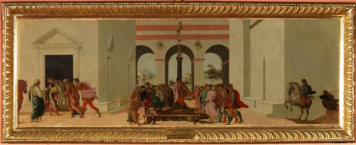 Filippino Lippi - The Story of Lucretia, 1478- -80ca, 1912 no. 388