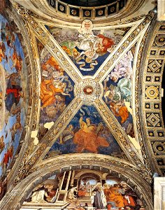 Filippino Lippi - The Ceiling of the Carafa Chapel - WGA13138. Free illustration for personal and commercial use.
