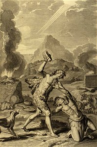 Figures 005 Cain rises up against his brother Abel and kills him