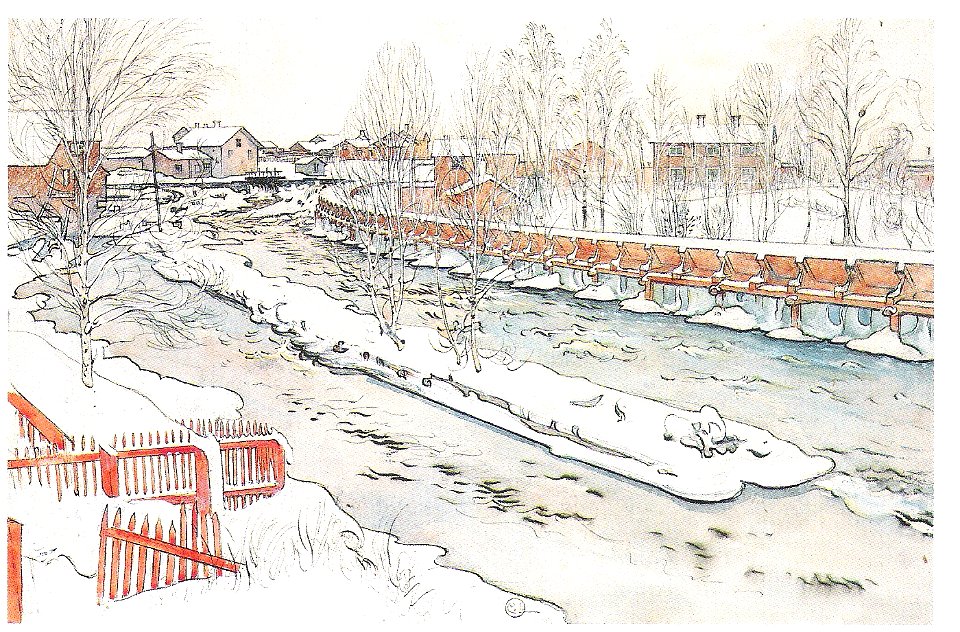 File-Carl Larsson -Timmerrännan. Vinterbild - Ett hem - 1899