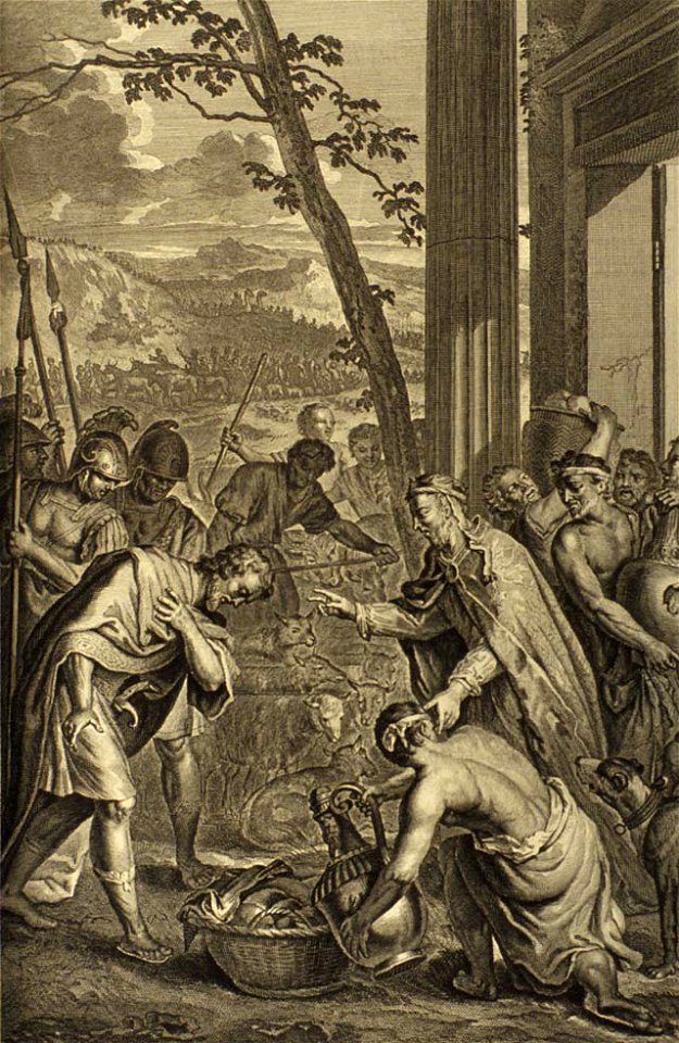 Figures 015 Melchisedec King of Salem blesses Abram