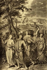 Figures 020 An Angel Leads Lot out of Sodom and Destroys the City