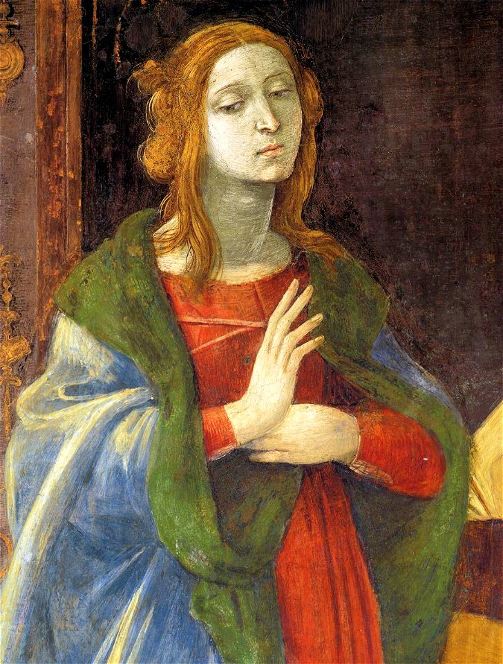 Filippino Lippi, Carafa Chapel, Annunciation 04