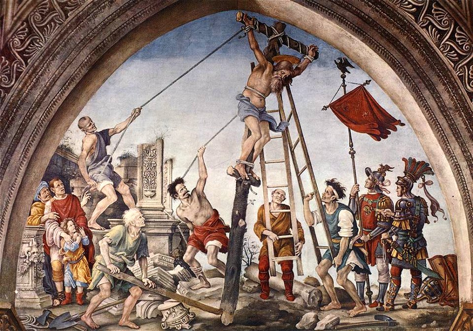 Filippino, smn, crocifissione di san filippo