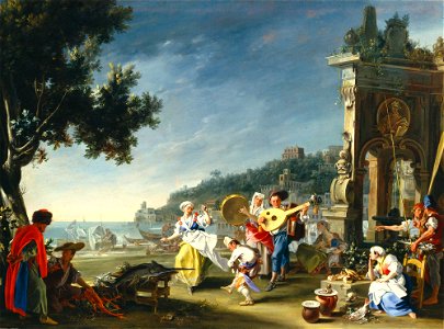 Filippo Falciatore - Tarantella at Mergellina - 80.3 - Detroit Institute of Arts