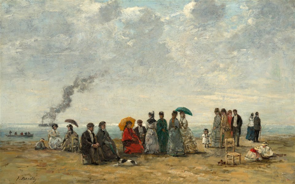 Figures on the Beach A27420
