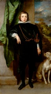 Filippo Francesco d'Este, Marchese di Lanzo (1621-1653) mit Hund, Kunsthistorisches Museum