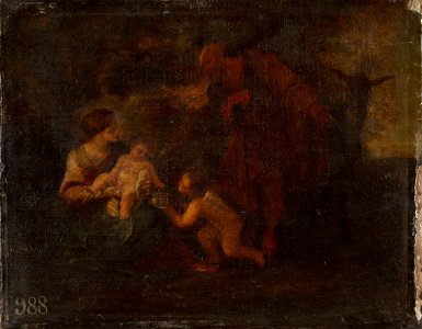 Filippo Lauri (Rome 1623-Rome 1694) - The Rest on the Flight into Egypt - RCIN 402731 - Royal Collection