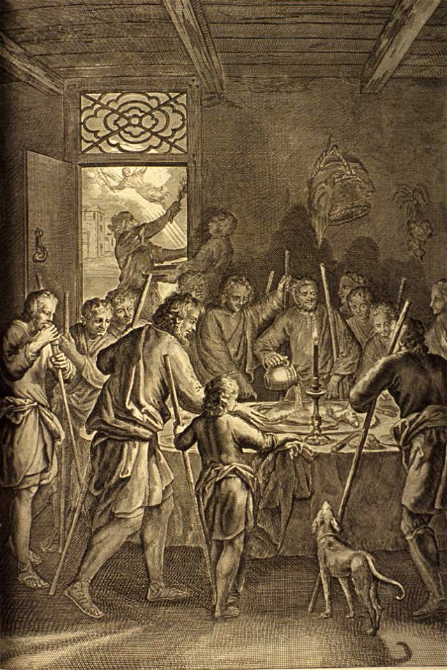Figures The Israelites Eat the Passover