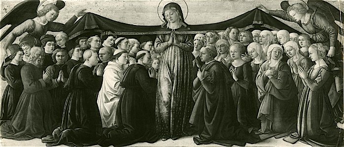 Filippo Lippi - Madonna as Mother of Mercy - mid-15th century